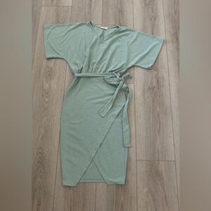 JADE BY JANE Green Wrap Dress with Belt 💚